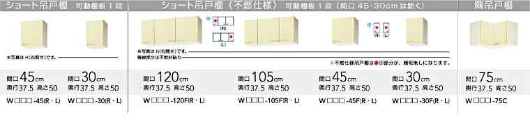 さくら クリナップ 木キャビキッチン 流し台 コンロ台 吊戸棚 見積もり 激安 価格 セクショナルキッチン 商品詳細6