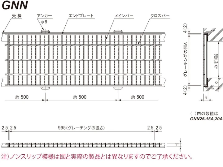 グレーチング frp 吹き抜け frpグレーチング ファイバーグレーチング 厨房 激安 価格 販売 格安 安い 安く買う 最安値 スチール製グレーチング05