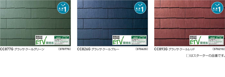 屋根材 屋根 激安 価格 格安 一番 メーカー 安い 販売 ケイミュー Color Best コロニアル遮熱グラッサ イメージ05