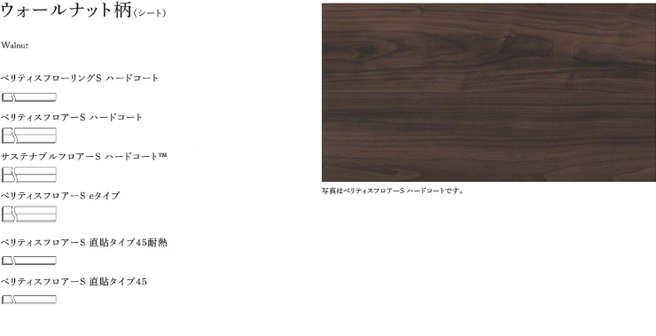 フローリング 床材 フローリング材 格安 激安 価格 安い 販売 アウトレット メーカー パナソニック Panasonic シート仕上げ ベリティス ウォールナット柄